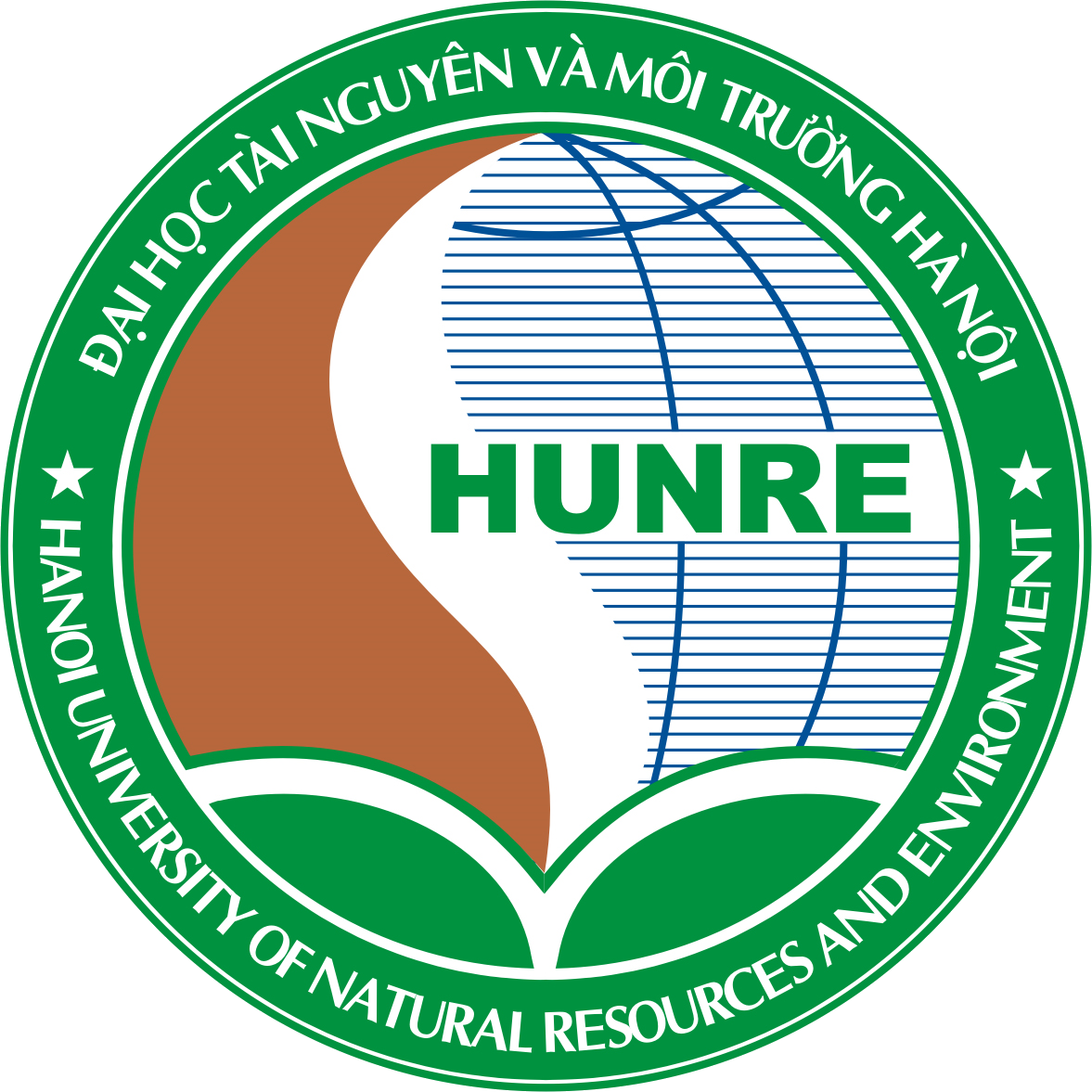 Logo Đại học  Tài nguyên và Môi trường Hà Nội