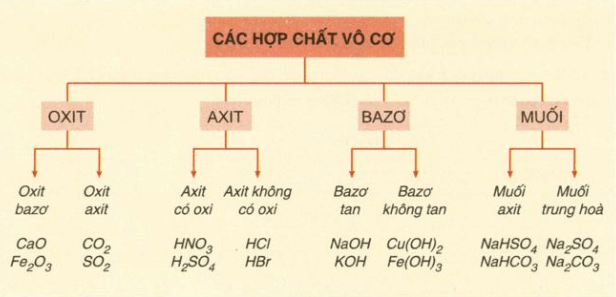 Hóa học 9 Bài 13: Luyện tập chương 1: Các loại hợp chất vô cơ hay, chi tiết - Lý thuyết Hóa học 9