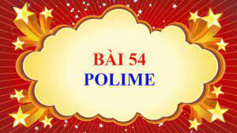 Bài 54: Polime