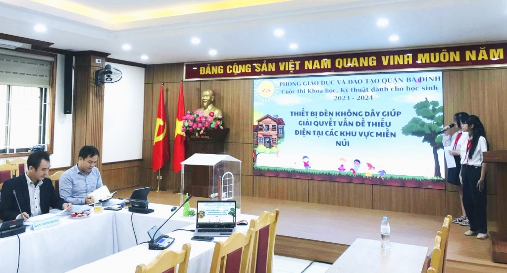 Hà Nội chọn 4 đề tài tham dự Cuộc thi Khoa học kỹ thuật cấp quốc gia dành cho học sinh trung học