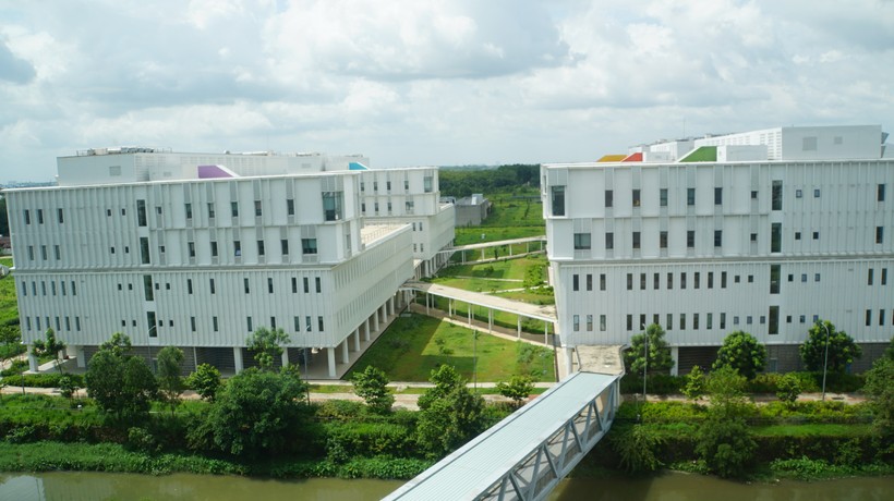 Khuôn viên Trường Đại học Việt Đức. Ảnh: Mạnh Tùng