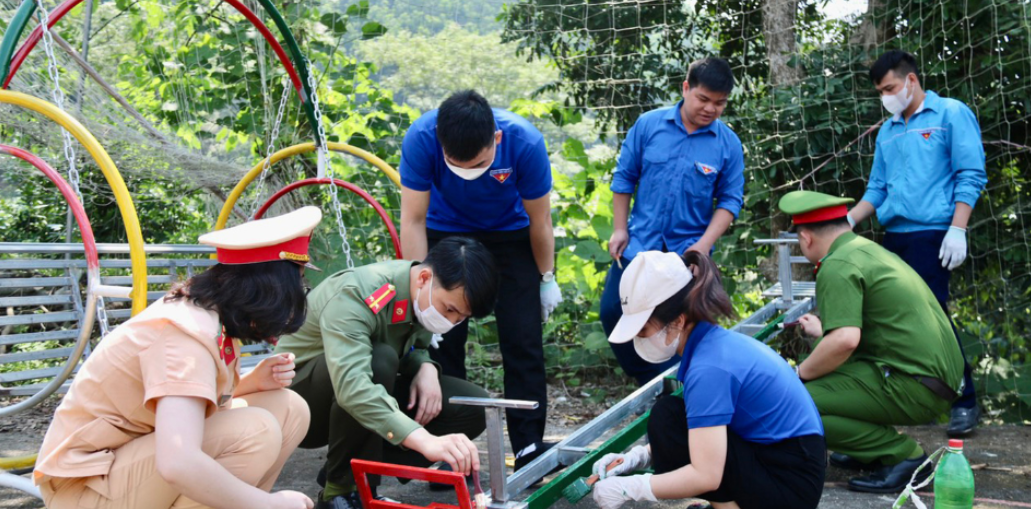 Tạo không gian vui chơi, giải trí cho trẻ em