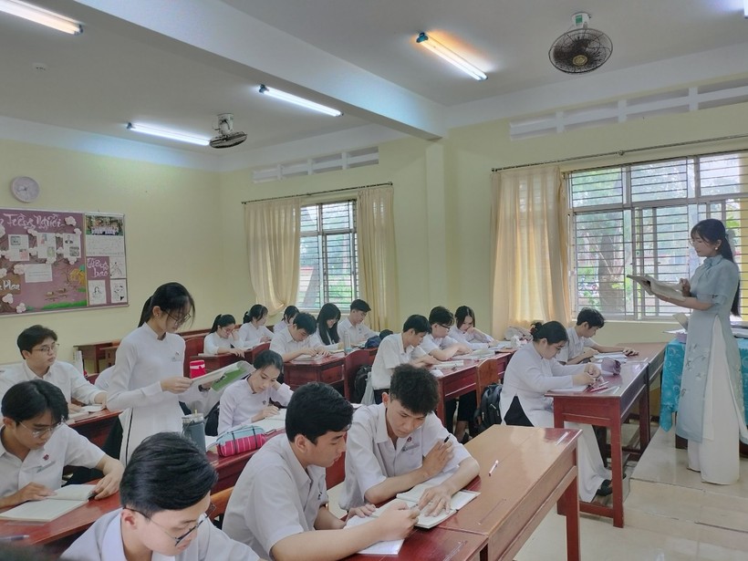 Một tiết học tại Trường THPT Chuyên Phan Ngọc Hiển