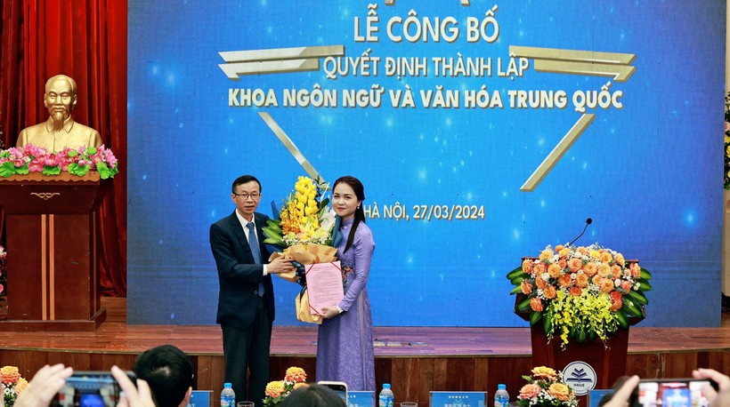 Trường ĐH Sư phạm Hà Nội thành lập Khoa Ngôn ngữ và Văn hóa Trung Quốc