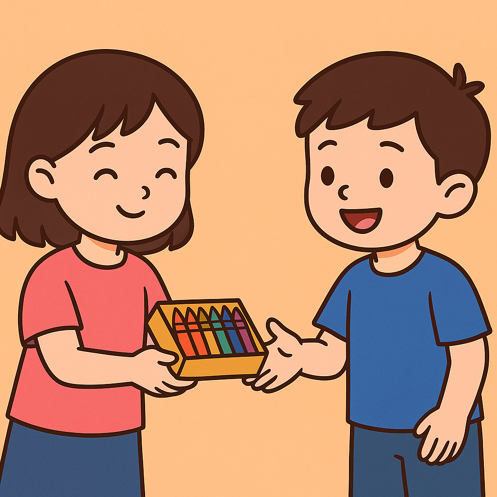 Giúp đỡ người khác và chia sẻ
