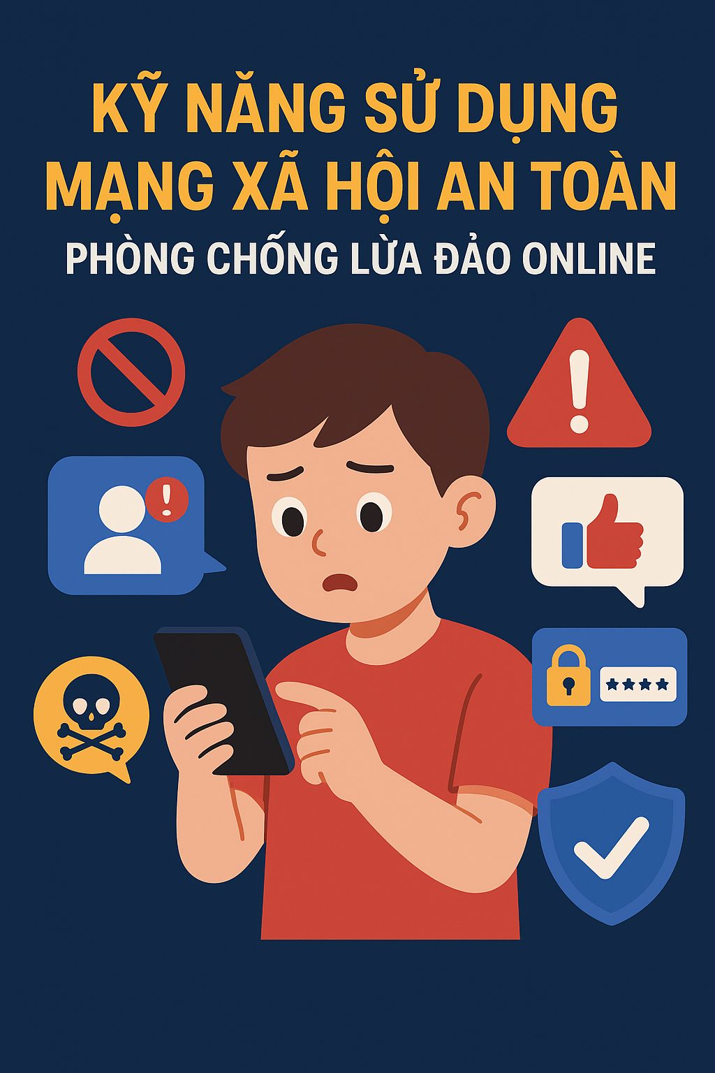 Kỹ năng sử dụng mạng xã hội an toàn, phòng chống lừa đảo online