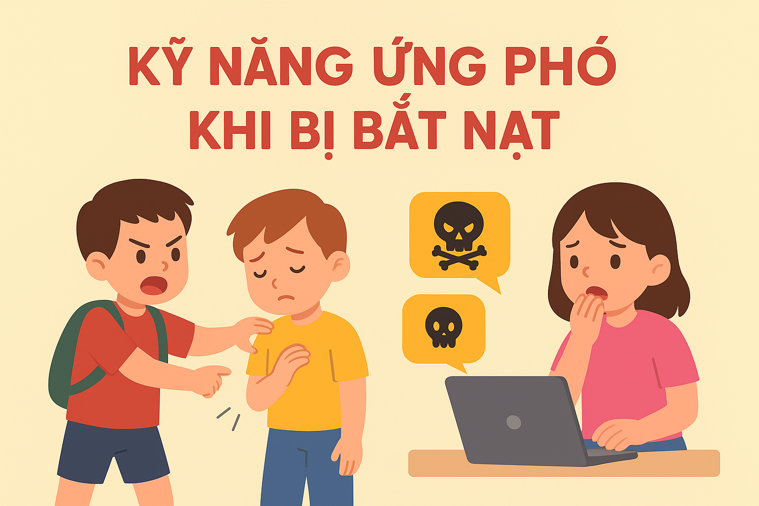 Ứng phó khi bị bắt nạt