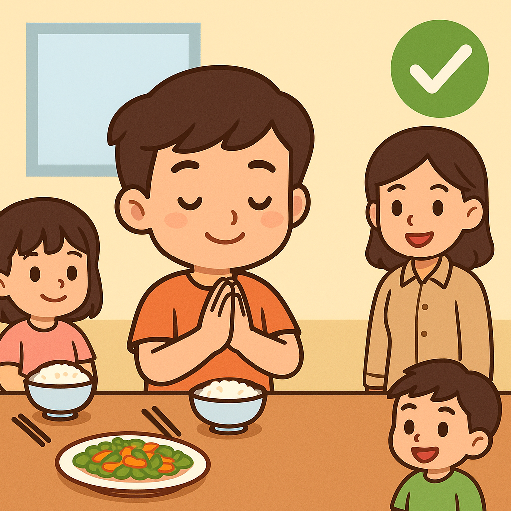 Nếp ăn lịch sự