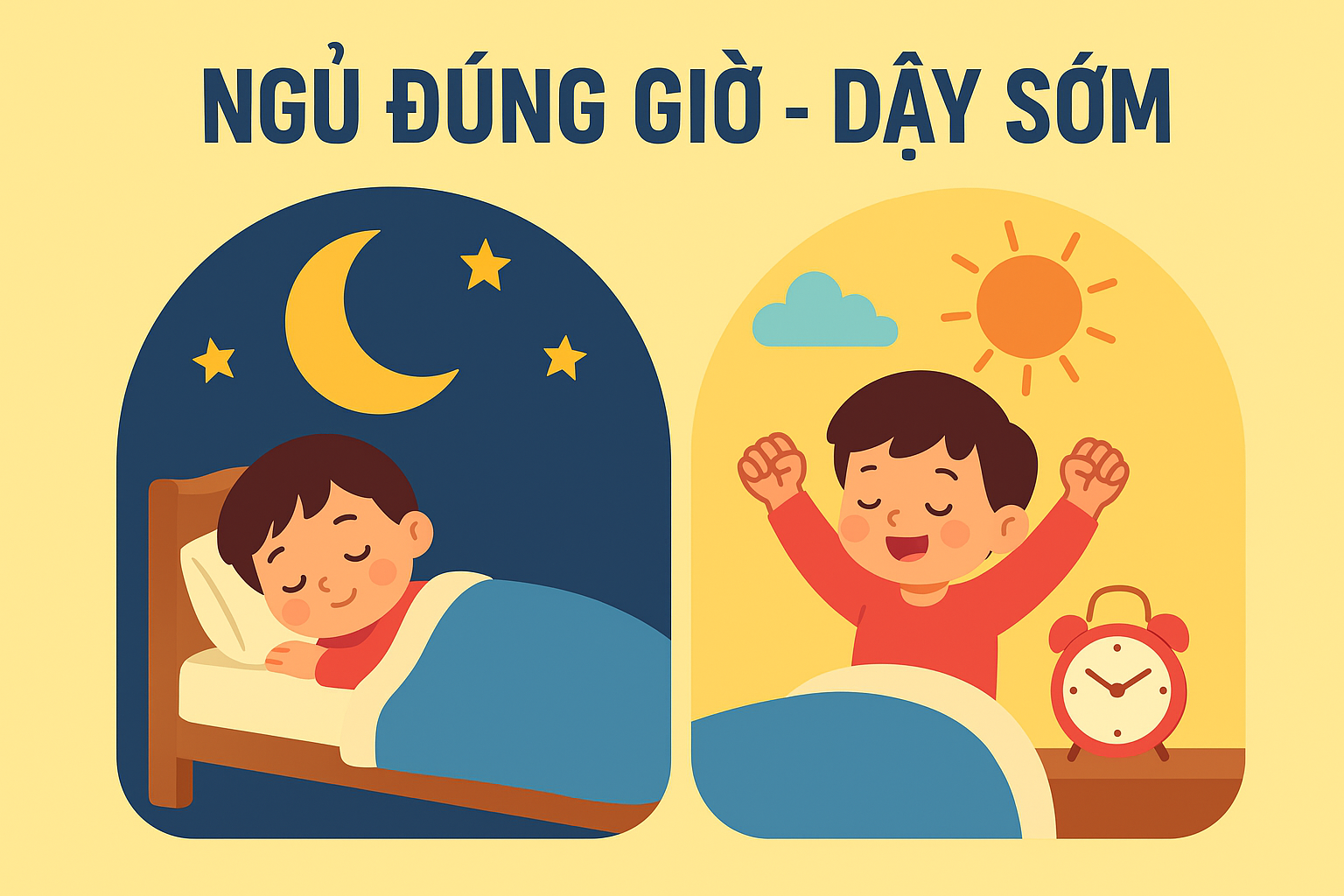 Ngủ đúng giờ – dậy sớm
