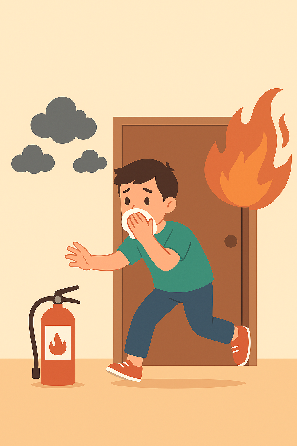 Thoát hiểm khi có cháy nổ, hỏa hoạn