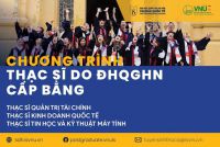  Trường Quốc Tế - ĐHQGHN tuyển sinh thạc sĩ