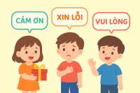 Biết nói lời cảm ơn – xin lỗi – vui lòng