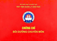 HVQLGD Tuyển sinh lớp chứng chỉ bồi dưỡng phương pháp giảng dạy Kỹ năng sống và Giá trị sống