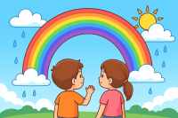 Cầu vồng – Chiếc cầu sắc màu sau cơn mưa