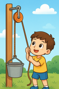 Ròng rọc giúp kéo vật lên cao