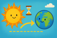 Hành trình của ánh sáng Mặt Trời