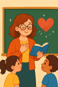 Người giáo viên vĩ đại dạy bằng trái tim, không chỉ bằng sách vở