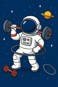 Phi hành gia phải tập thể dục trong vũ trụ