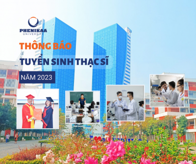 Trường Đại học Phenikaa tuyển sinh đào tạo thạc sĩ năm 2023