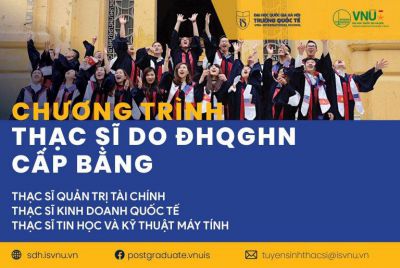  Trường Quốc Tế - ĐHQGHN tuyển sinh thạc sĩ