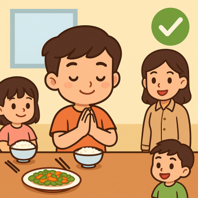 Nếp ăn lịch sự