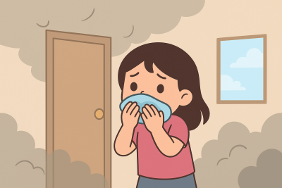 Khi bị kẹt trong phòng kín