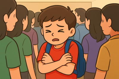 Khi ở nơi đông người