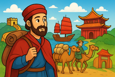 Marco Polo du hành sang Trung Hoa