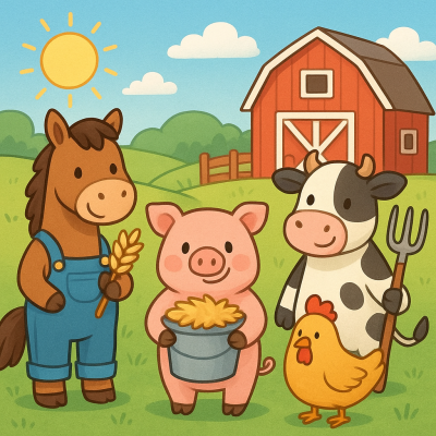 Những người bạn nông trại chăm chỉ