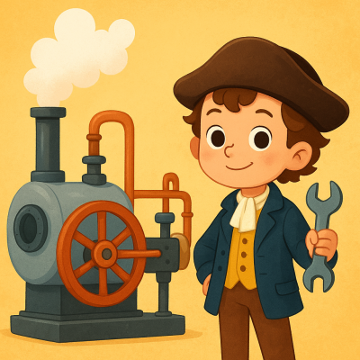 Phát minh ra máy hơi nước