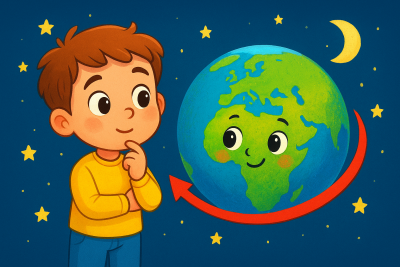 Vì sao Trái Đất quay mà chúng ta không ngã?