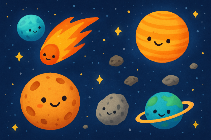 Các "khách du hành" nhỏ bé trong vũ trụ