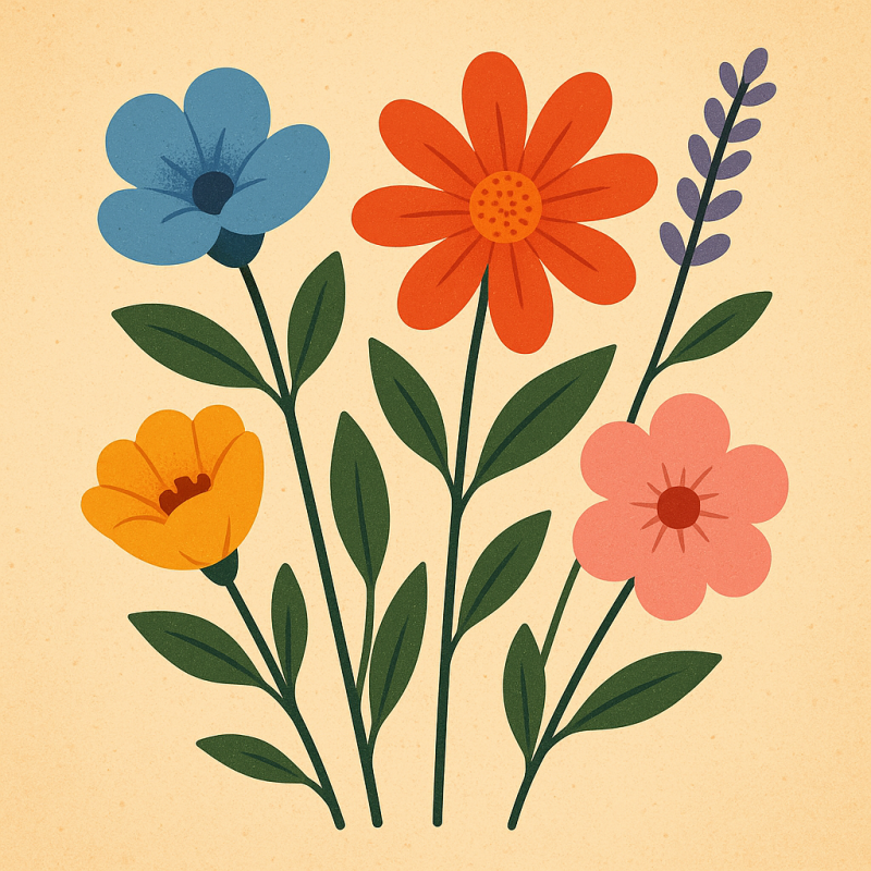 Hình dạng, màu sắc và hương thơm của hoa