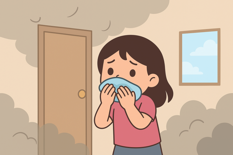 Khi bị kẹt trong phòng kín