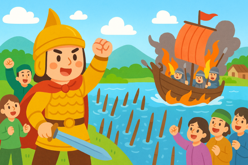 Ngô Quyền đánh tan quân Nam Hán trên sông Bạch Đằng (938)