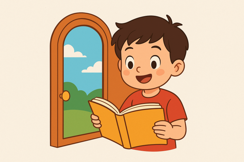 Sách mở ra cánh cửa, còn bạn chính là người bước vào