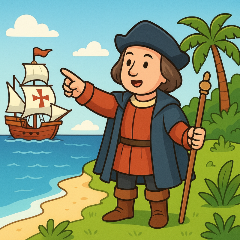 Christopher Columbus khám phá châu Mỹ