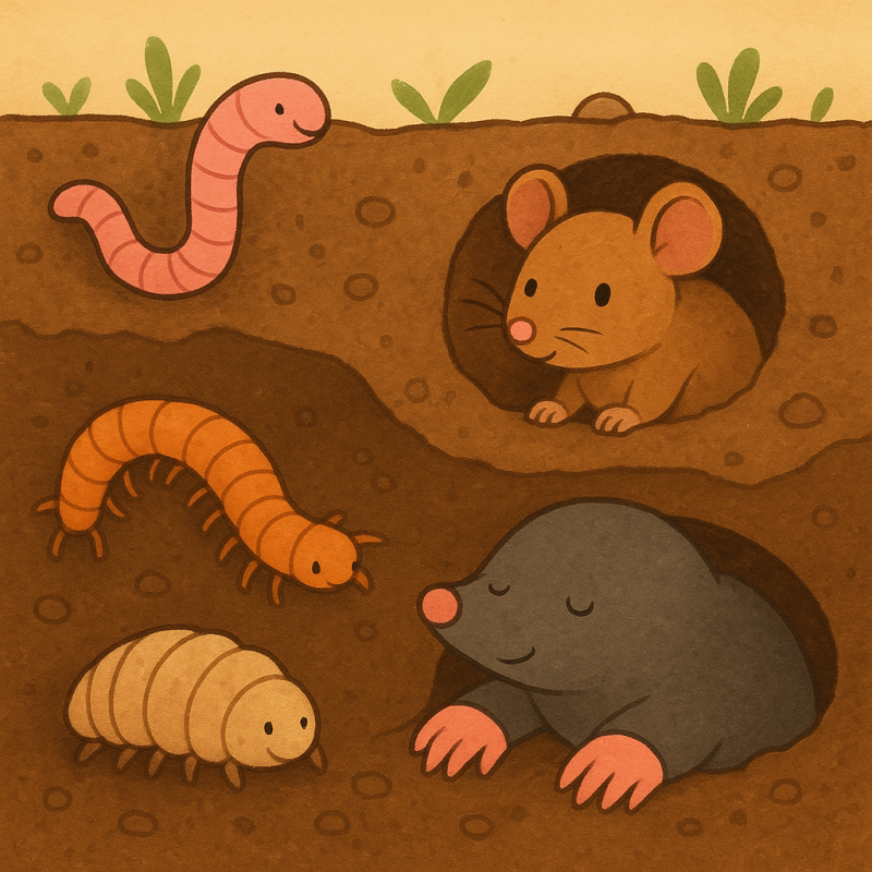 Động vật sống dưới lòng đất