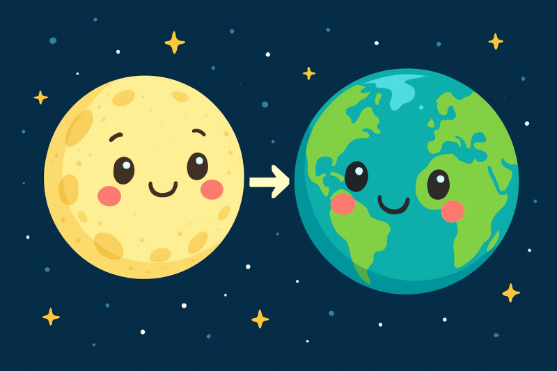 Mặt Trăng – Người bạn thân thiết của Trái Đất