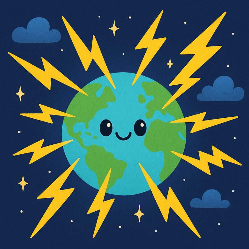 Sét đánh Trái Đất hơn 8 triệu lần mỗi ngày!