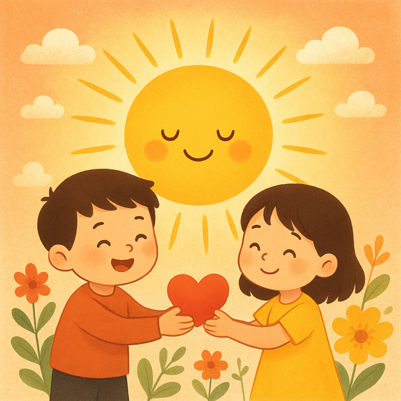Yêu thương giống như ánh nắng – càng chia sẻ, càng lan tỏa