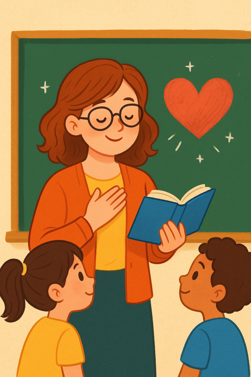 Người giáo viên vĩ đại dạy bằng trái tim, không chỉ bằng sách vở