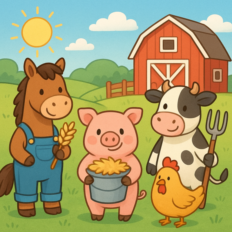 Những người bạn nông trại chăm chỉ