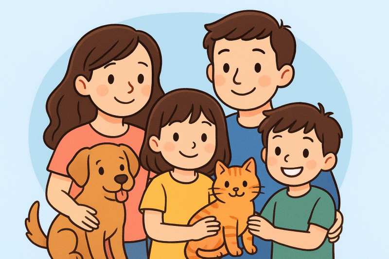Thú cưng trong gia đình
