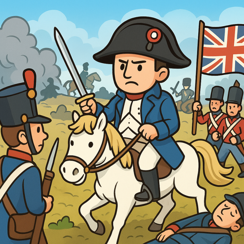 Trận Waterloo (Năm 1815) – Khi Hoàng đế Napoléon thất bại
